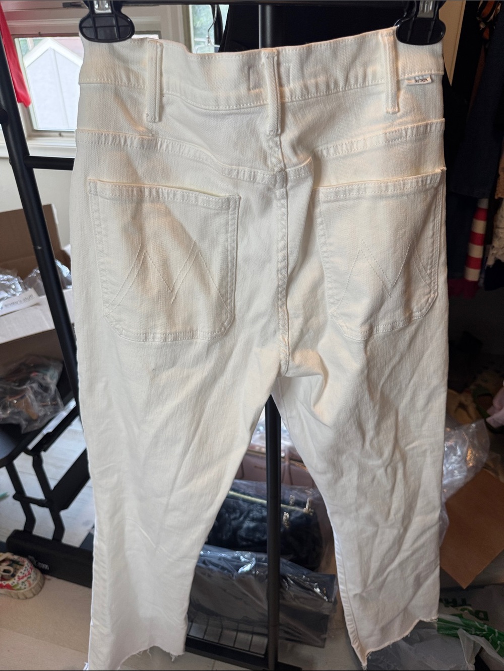 MOTHER High-Rise Cropped Jeans - Picture 6 of 6